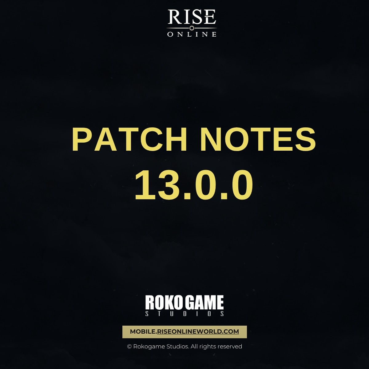 13.0.0 Patch Notes