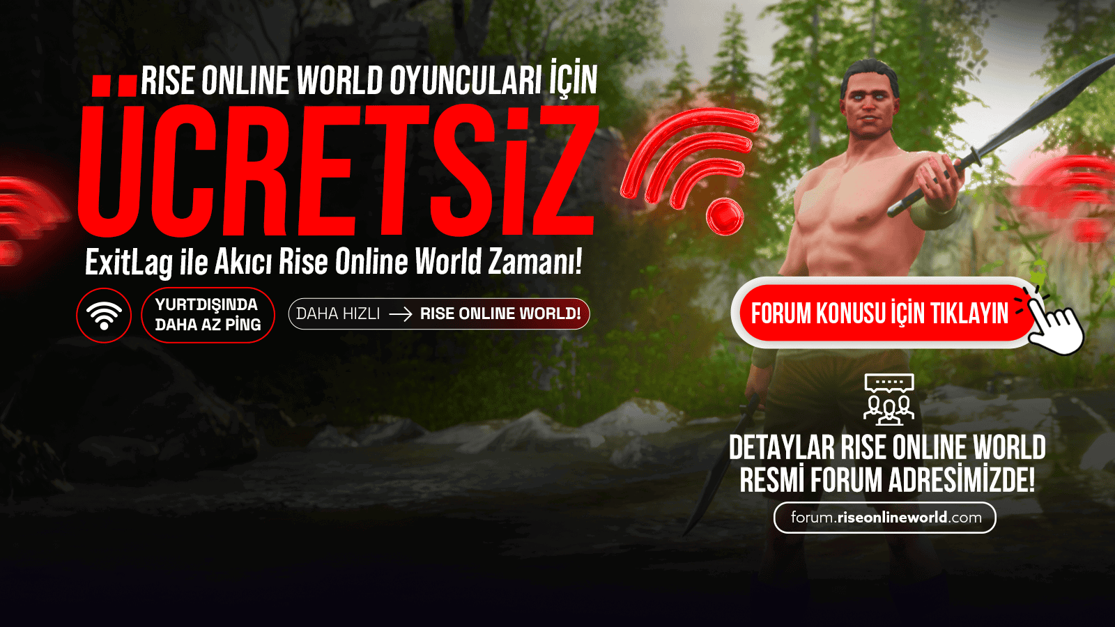 Rise Online World - ExitLag ÜCRETSİZ! Detaylar için tıklayın!