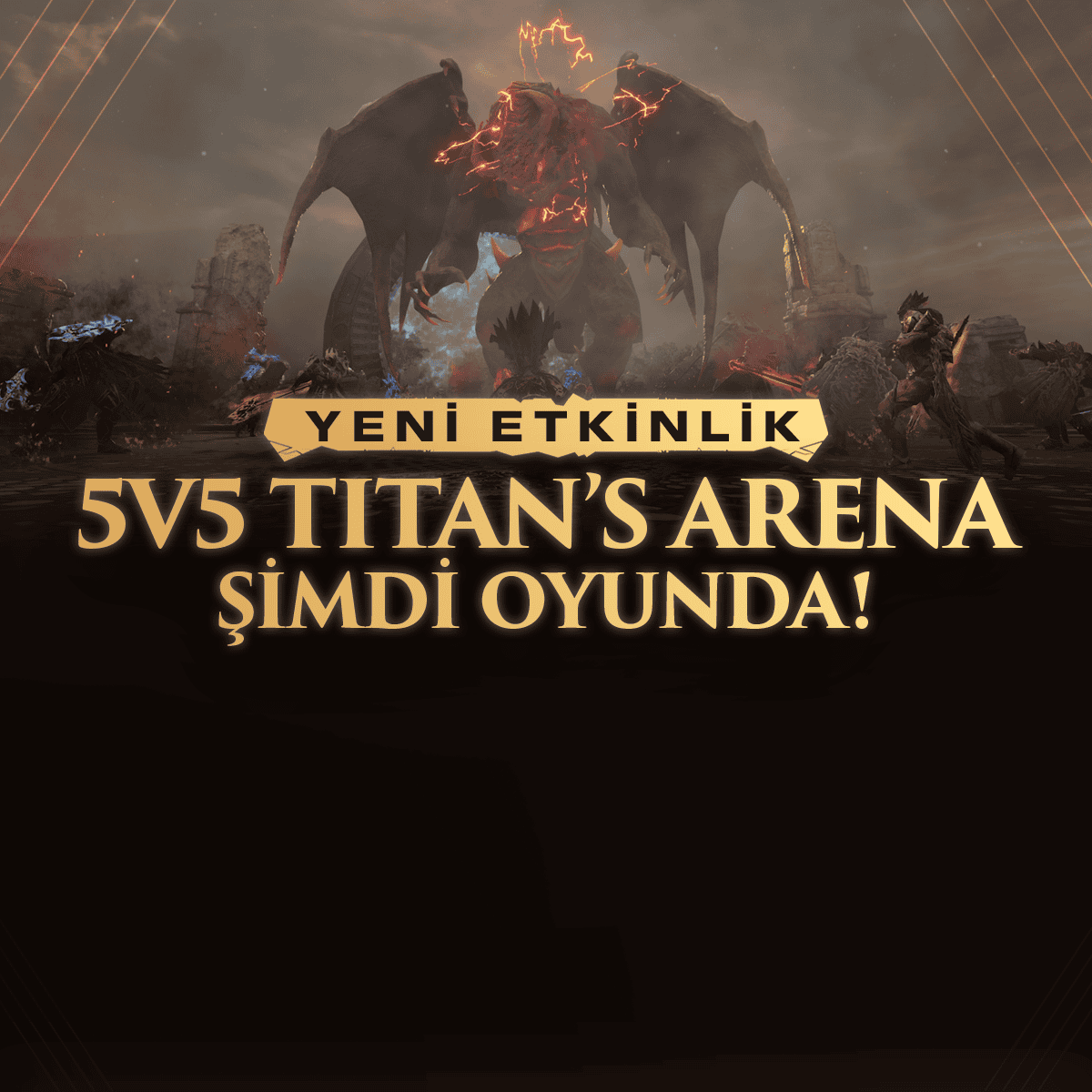 Titan's Arena Şimdi Oyunda!